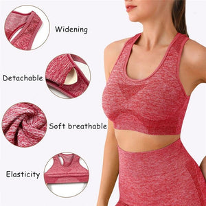 Conjunto Deportivo Mujer 2 Piezas Push Up Negro
